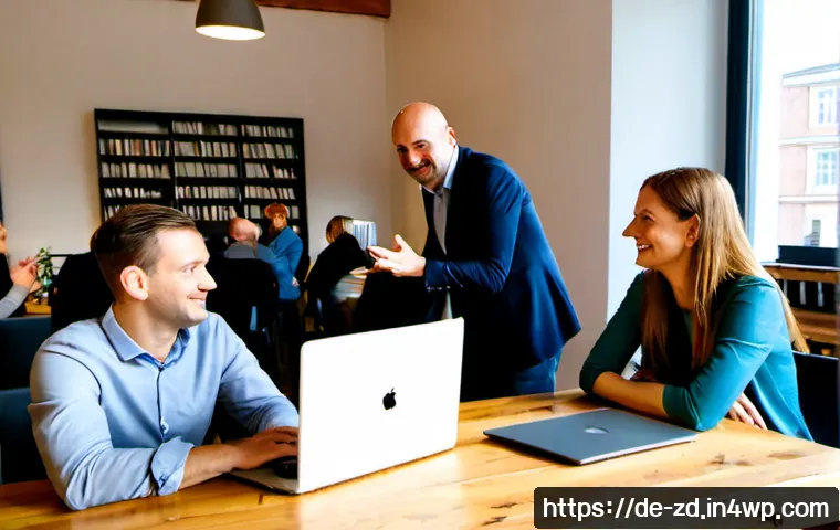 Home 17 네트워킹을 통한 지식 경계 확장 방법 - Photorealistic professional networking event in a bright Berlin coworking space, diverse German and ...